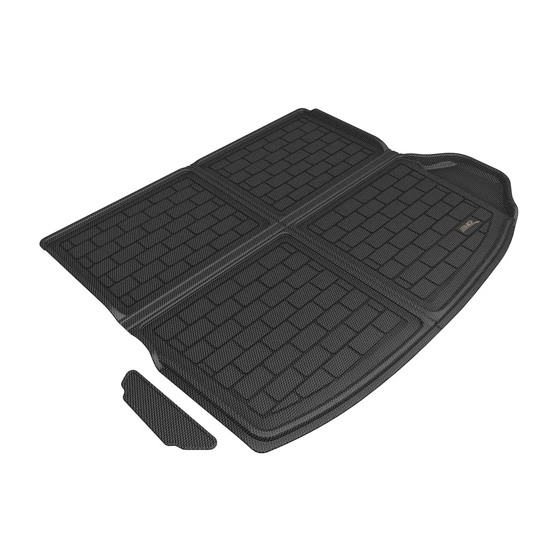 M1JP0311309 – 3D MATS/U-AC Cargo Area Liner, Black Direct Fit Raised Edge Thermoplastic Rubber Of Carbon Fiber Textur...